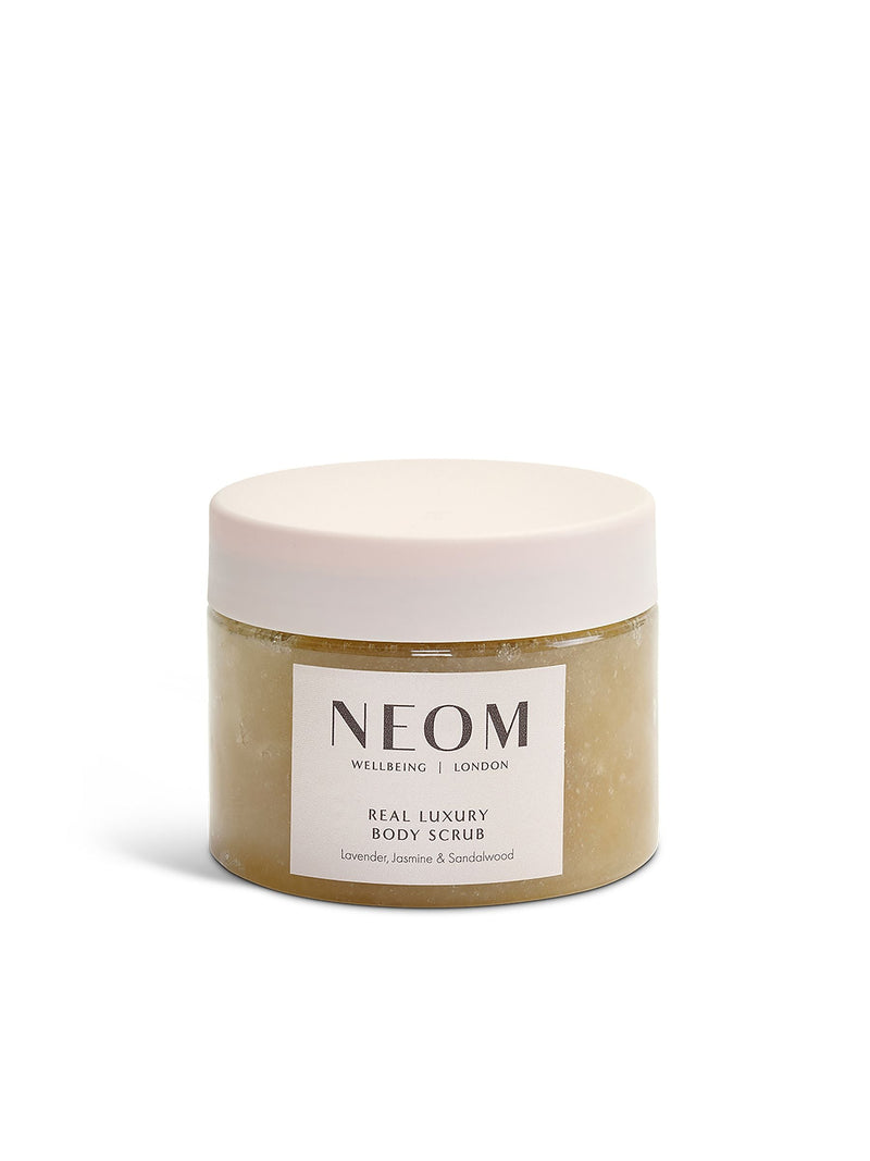 NEOM Real Luxury Body Scrub 350g, imported from the UK