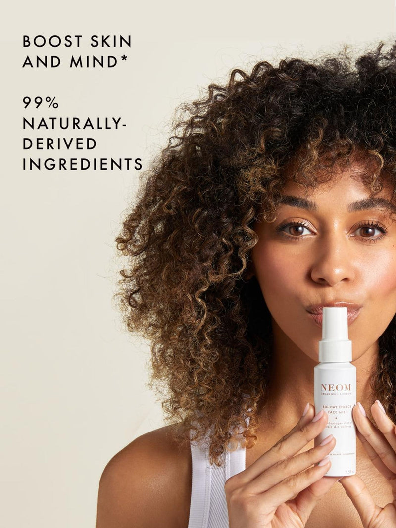 NEOM Big Day Energy face mist 75ml, imported from the UK