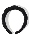 Kitsch puffy cloud fashion black headband (British brand)