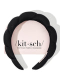 Kitsch puffy cloud fashion black headband (British brand)