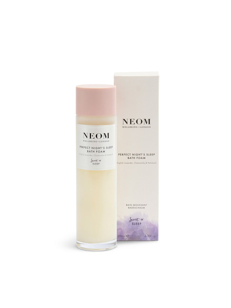 NEOM Perfect Nights Sleep bath foam 200ml, imported from the UK