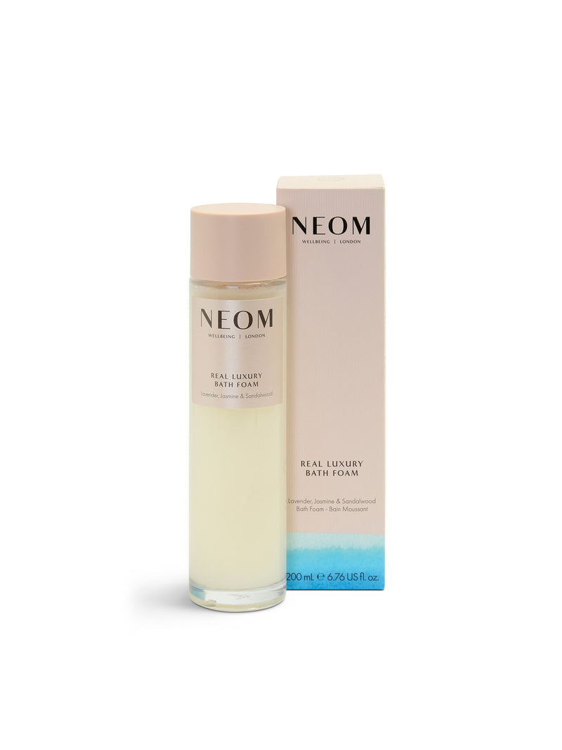 NEOM Real Luxury Bath Foam 200ml, imported from the UK