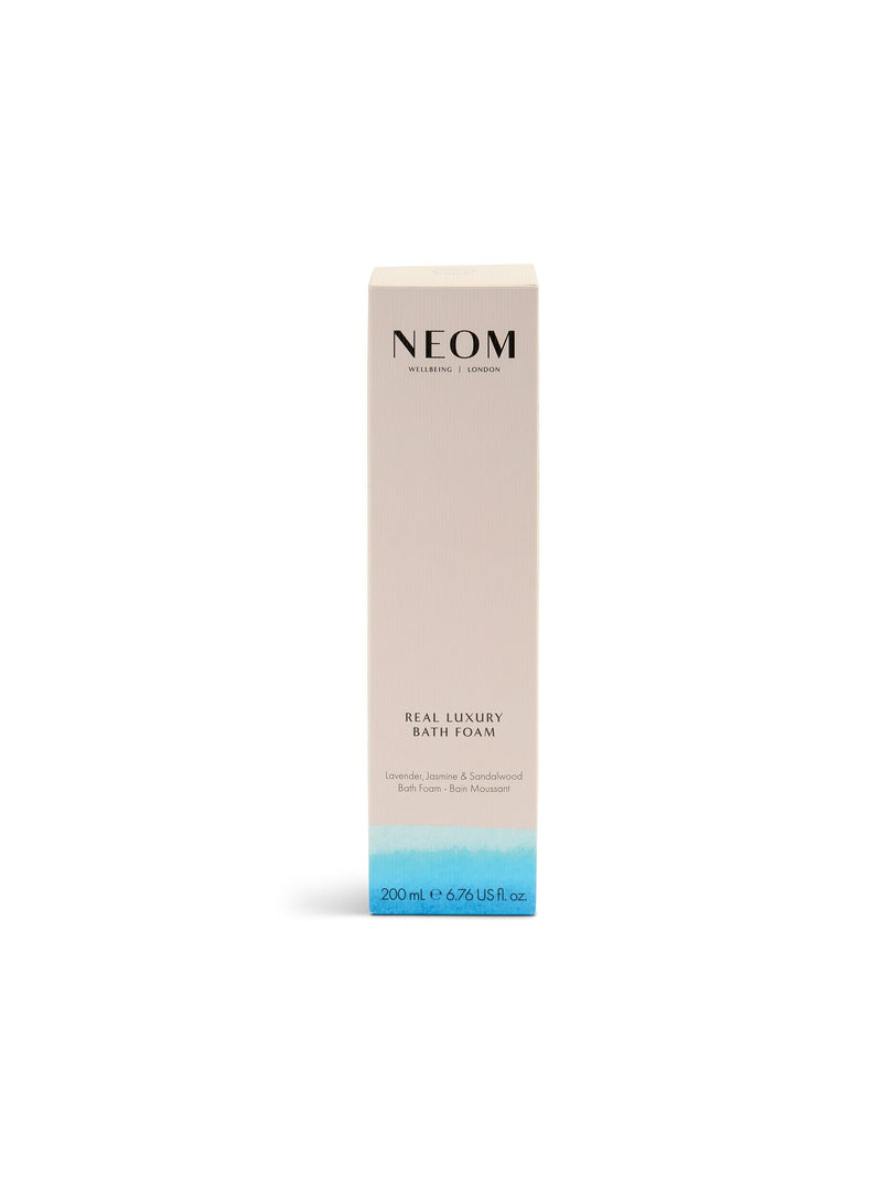 NEOM Real Luxury Bath Foam 200ml, imported from the UK