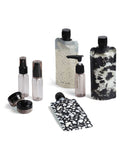 Kitsch travel bottle set 11 piece black, UK version