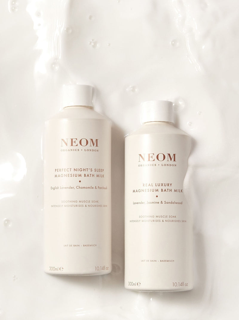 NEOM Perfect Nights Sleep Magnesium Bath Milk 300ml, imported from the UK