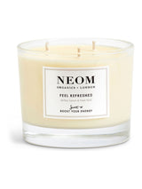 Next Neom Feel Refreshed Scented Candle 3 Wick 185g- Buy online at McGrocer
