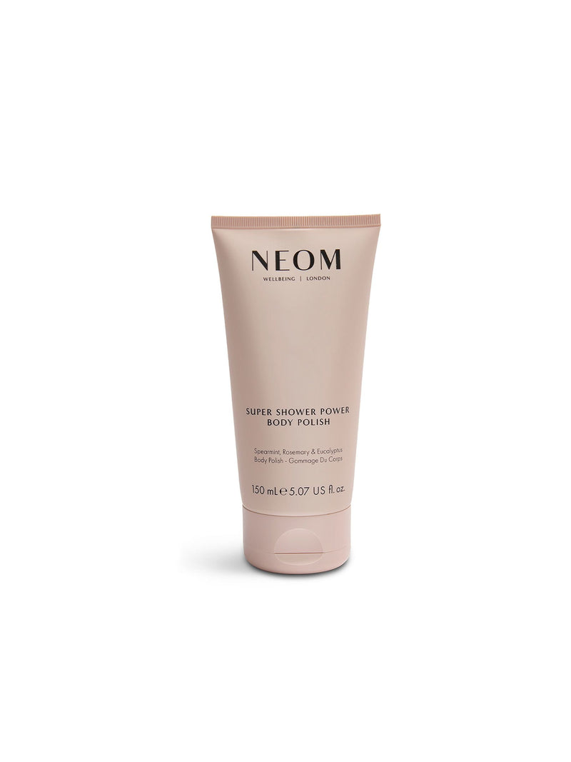 Neom Super Shower Power Body Polish 150ml, imported from the UK