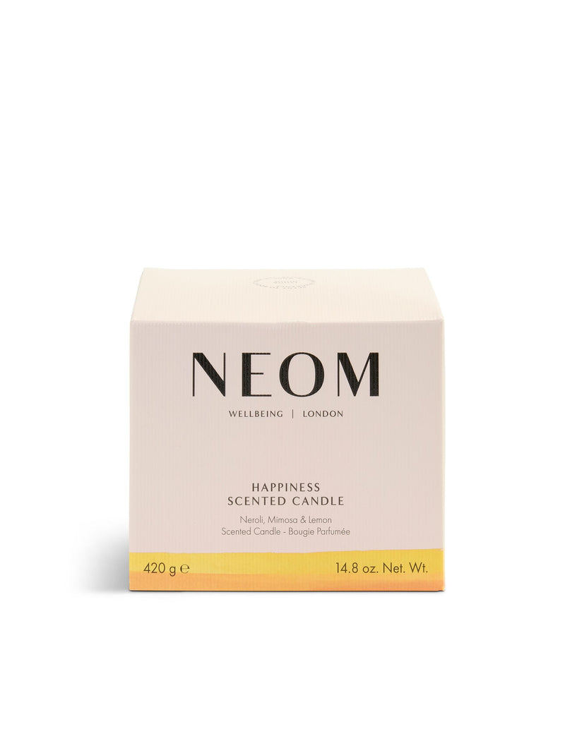 NEOM Happiness scented candle with 3 wicks - British product
