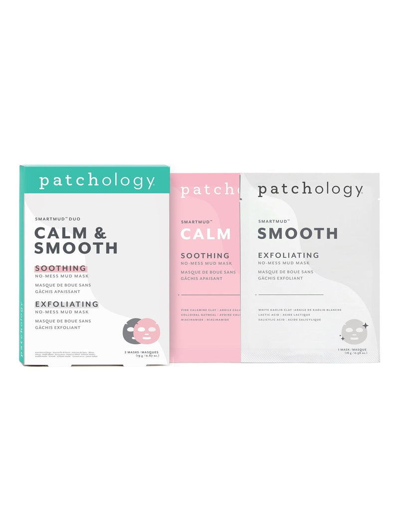 Patchology Smart Mud Duo facial mask, imported from the UK