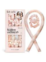 Next Kitsch Satin Heatless Curling Set Sunset Tie Dye- Buy online at McGrocer