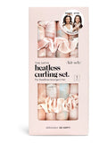 Kitsch satin heatless curling set sunset tie dye (British brand)