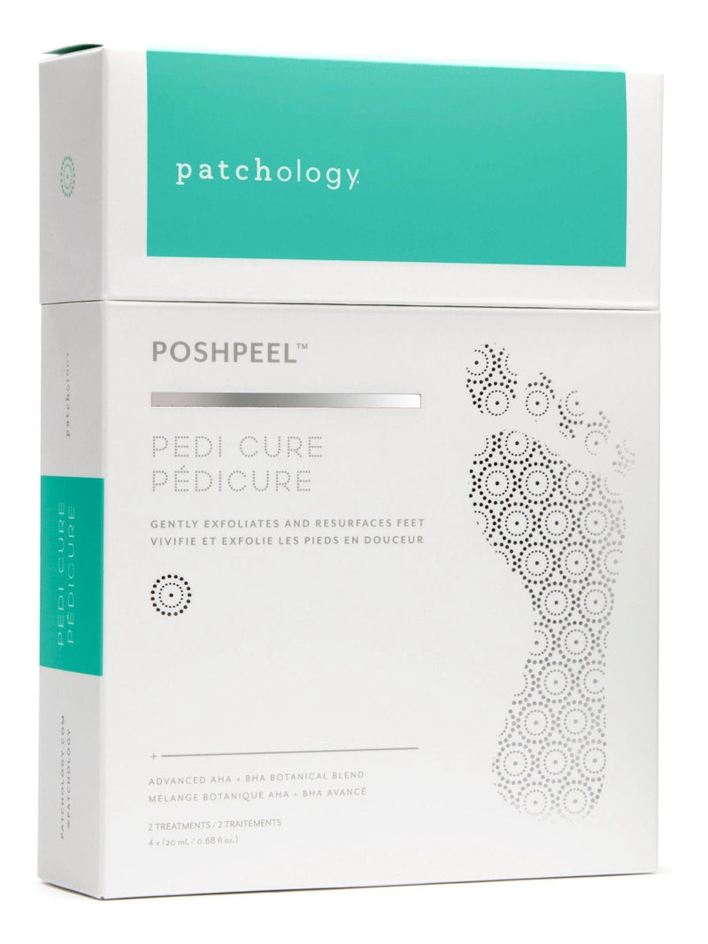 Patchology Posh Peel Pedi Cure foot peel treatment, imported from the UK