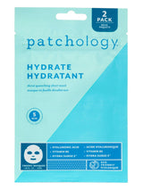 Next Patchology Hydrate Sheet Masks 2 Pack- Buy online at McGrocer
