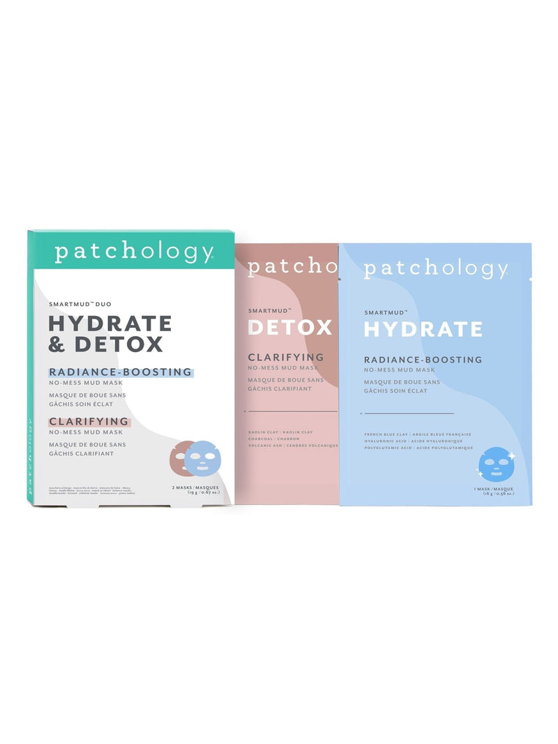 Patchology Smart Mud Duo face mask, imported from the UK