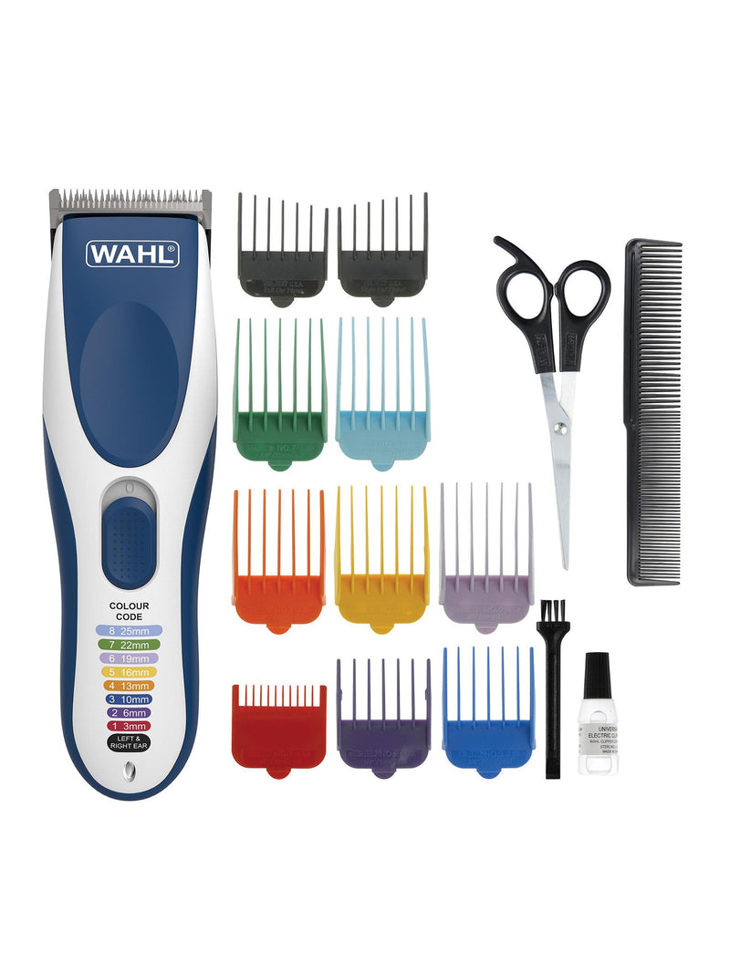 Wahl Colour Pro cordless hair clipper kit (British brand)