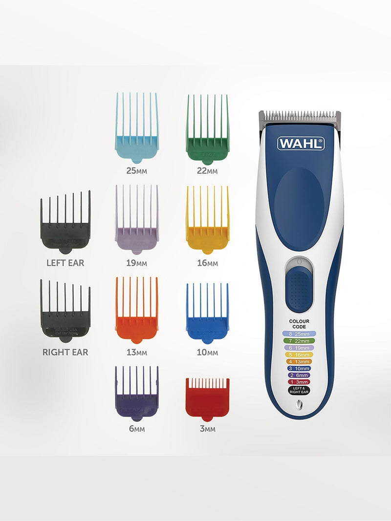 Wahl Colour Pro cordless hair clipper kit (British brand)