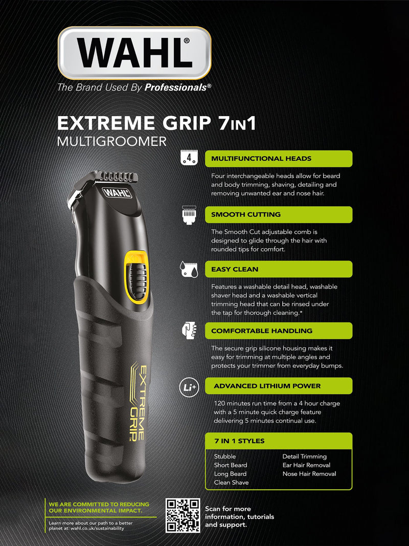 Wahl Extreme Grip Multigroomer trimmer (British brand)