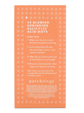 Patchology 24 salicylic acid blemish dots, imported from the UK