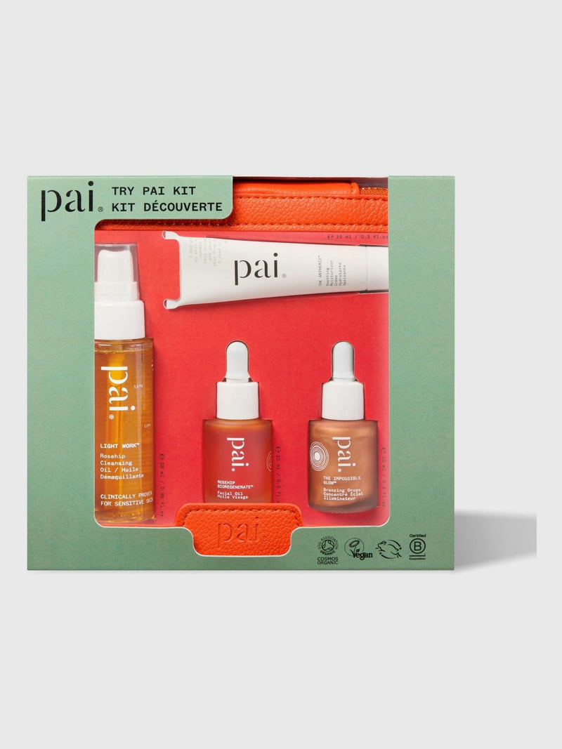 PAI skincare set for sensitive skin, imported from the UK