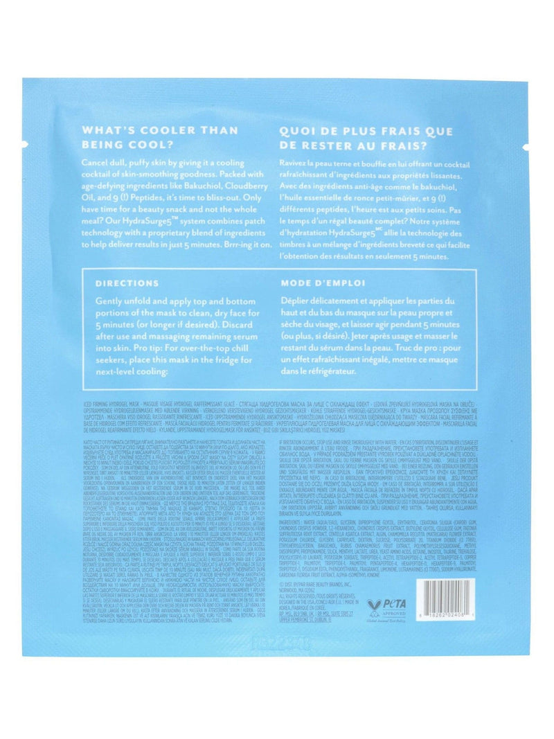 Patchology Serve Chilled On Ice Firming Hydrogel Mask, imported from the UK