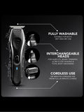 Wahl Multigroomer Aqua Blade trimmer kit (British brand)