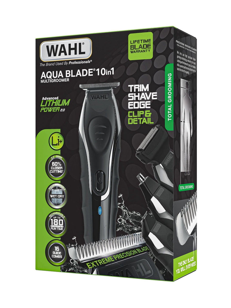Wahl Multigroomer Aqua Blade trimmer kit (British brand)
