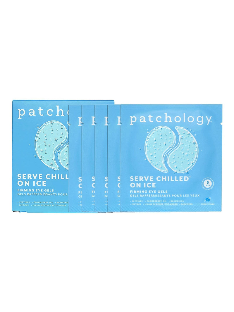 Patchology Serve Chilled On Ice Firming Eye Gels 5 pairs, imported from the UK