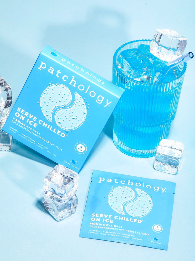 Patchology Serve Chilled On Ice Firming Eye Gels 5 pairs, imported from the UK