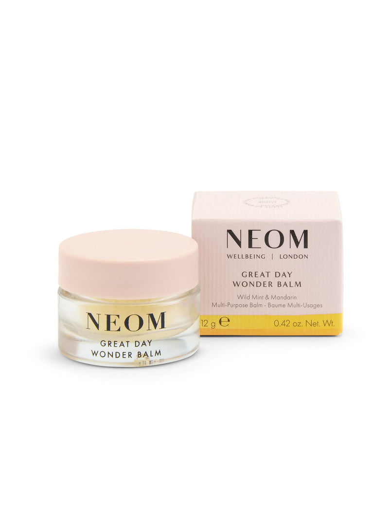 NEOM Great Day Wonder Balm 12g, imported from the UK