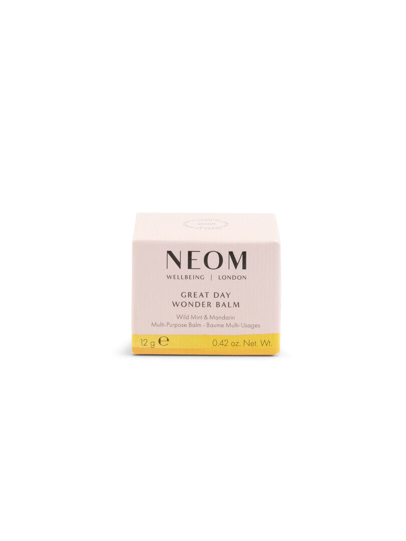 NEOM Great Day Wonder Balm 12g, imported from the UK