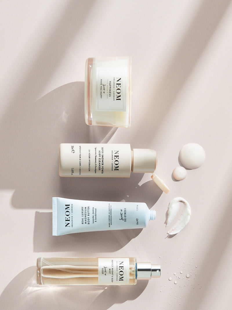 NEOM Wellbeing Discovery Collection aromatherapy set, imported from the UK
