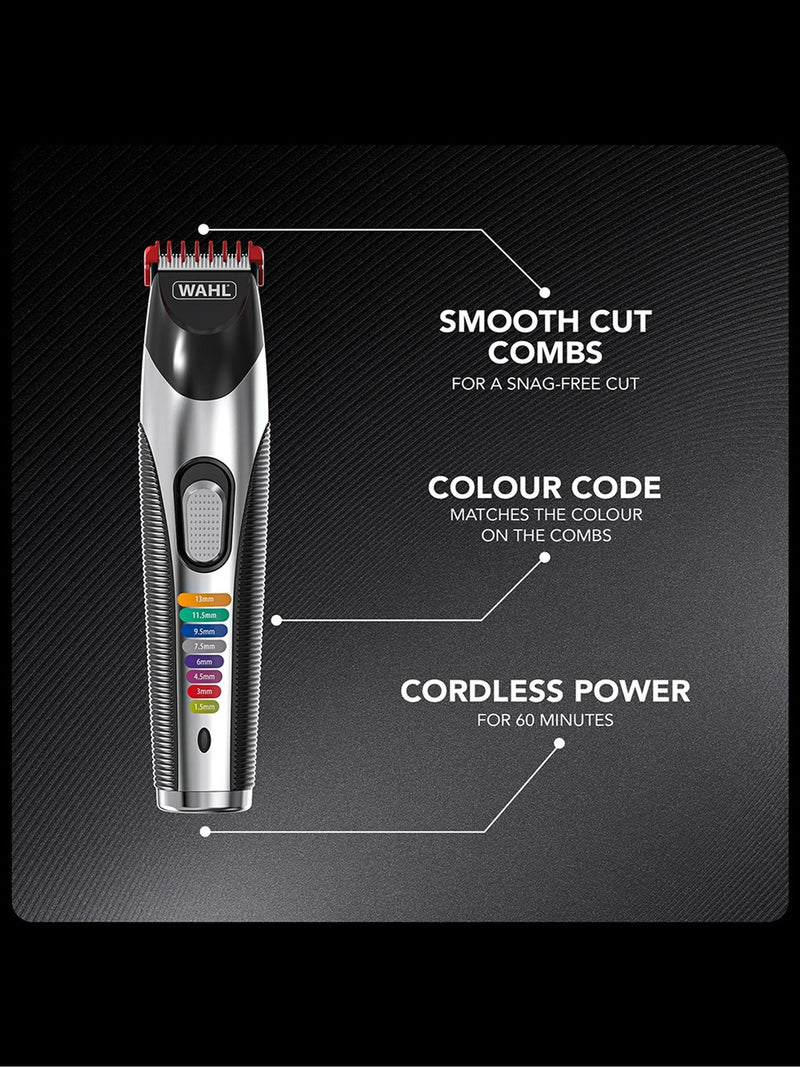 Wahl Colour Trim Stubble and Beard Trimmer Kit (British brand)