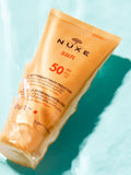 Nuxe Sun SPF50 High Protection Melting Lotion 150ml, imported from the UK
