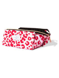 Flat Lay Co. open box makeup bag, pink leopard, UK version