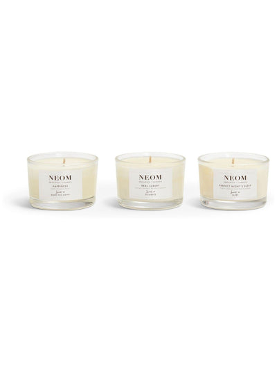 Next Neom Wellbeing Candle Trio- Buy online at McGrocer