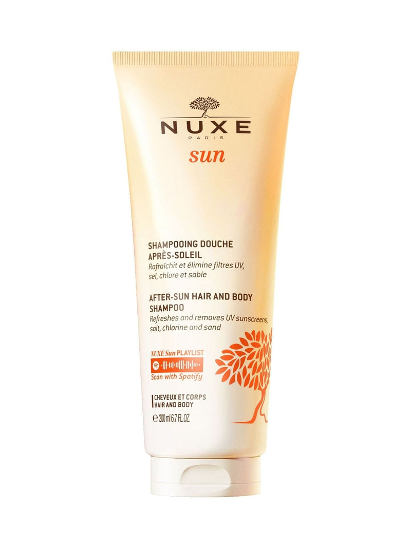 Nuxe after sun hair and body shampoo 200ml, imported from the UK