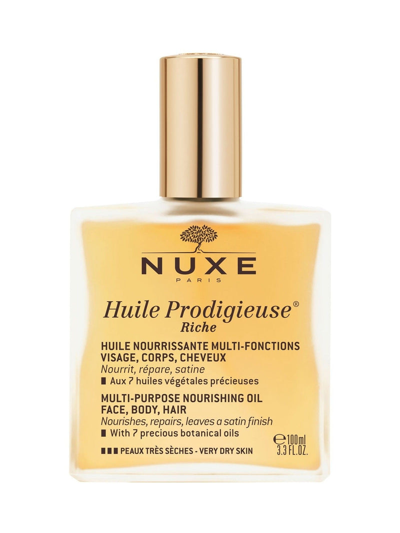 Nuxe Huile Prodigieuse Riche multi-purpose dry oil 100ml, imported from the UK