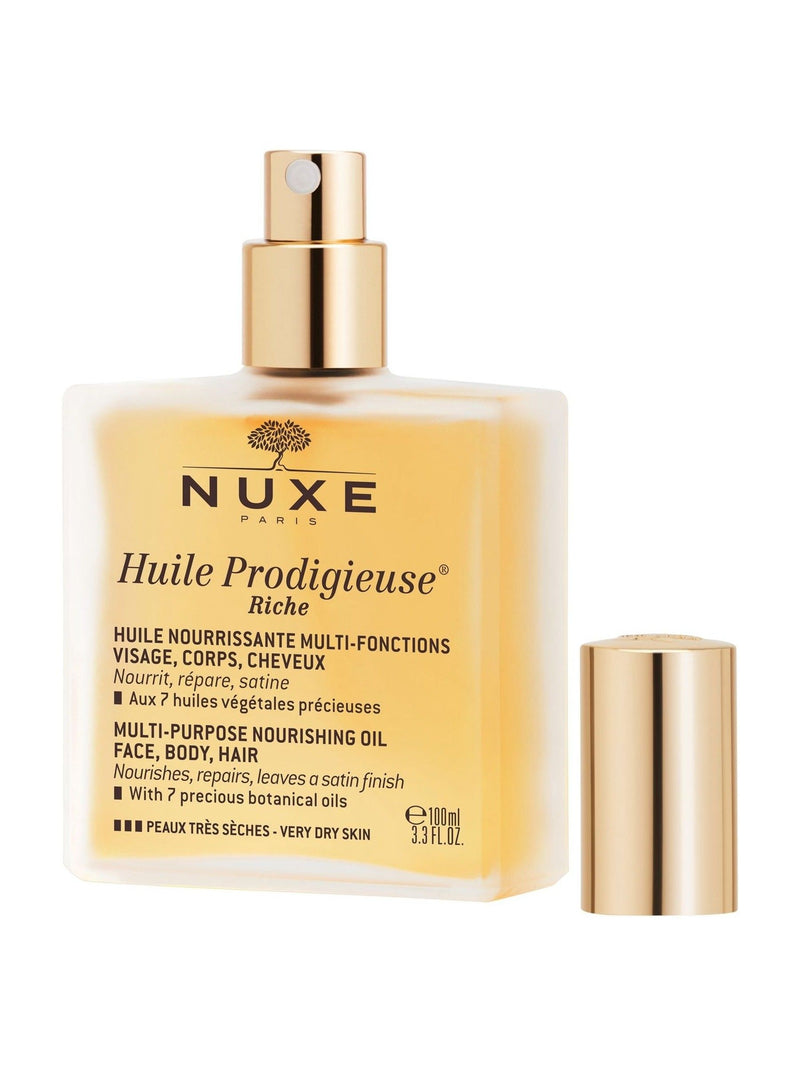 Nuxe Huile Prodigieuse Riche multi-purpose dry oil 100ml, imported from the UK