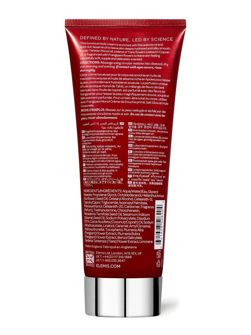 ELEMIS Exotic Frangipani Monoi Body Cream 200ml - British product