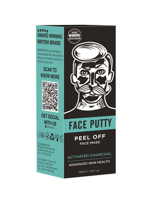 BARBER PRO Ansiktsmaske med kitt, peel-off-funksjon, 40 ml tube