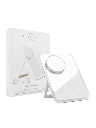 Next Stylpro Glow & Go Travel Light Up Makeup Mirror- Buy online at McGrocer