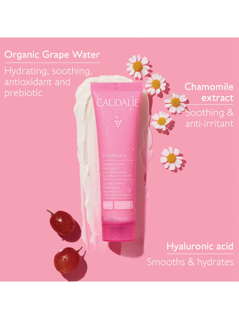 Caudalie VinoHydra Sorbet Cream moisturiser 60 mL - British product