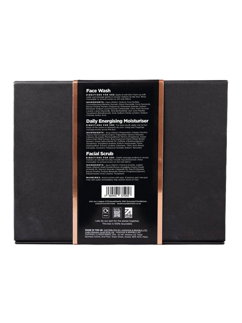 Hawkins & Brimble men's face gift set, UK version