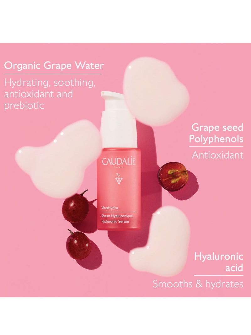 Caudalie VinoHydra Hyaluronic Serum 30ml - British product