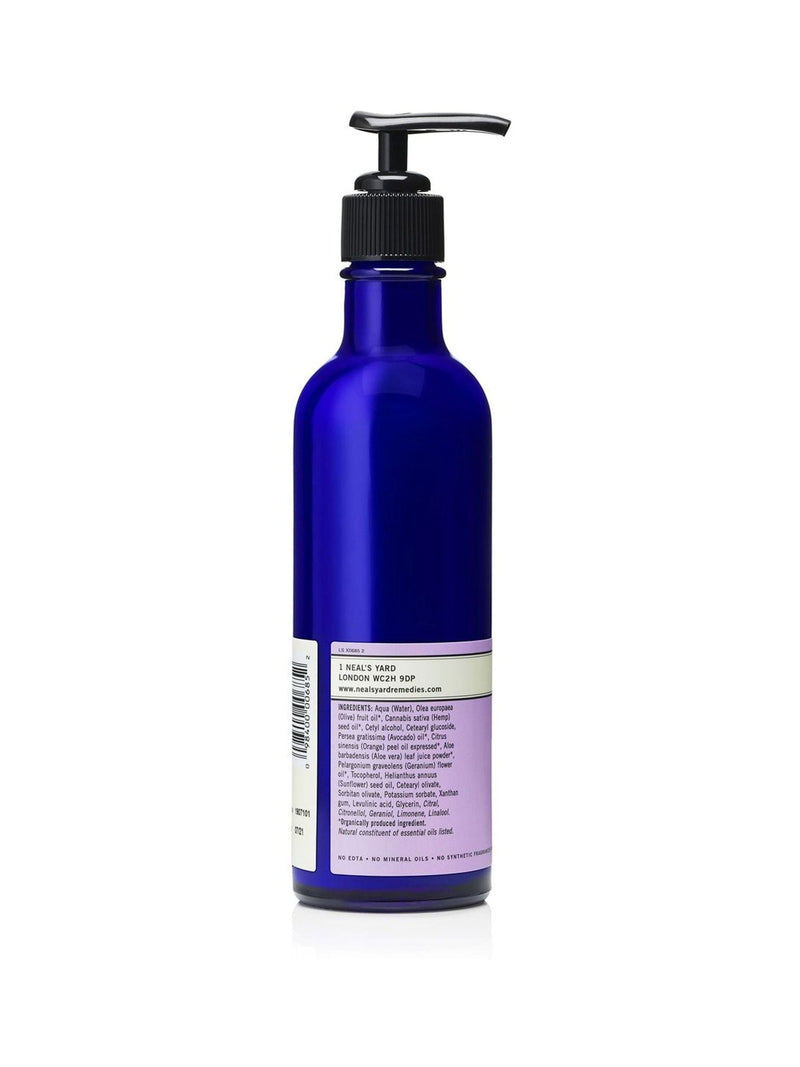Neals Yard Remedies geranium orange hand lotion 200ml, imported from the UK