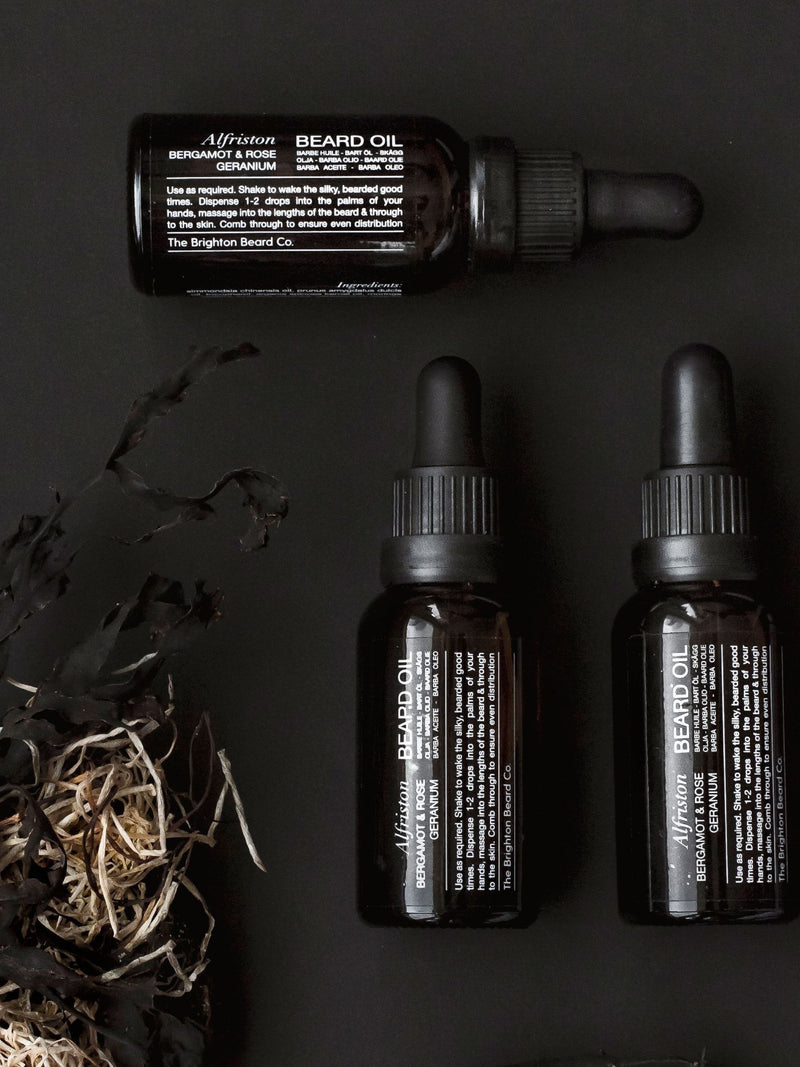 Bergamot and Rose Geranium Beard Oil 30ml