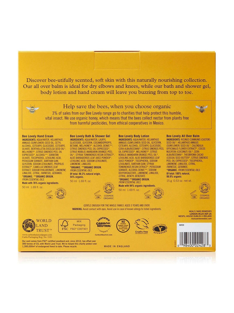 Neal's Yard Remedies Bee Lovely Gift Set skincare collection imported from the UK