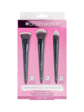 Brush Works cream contour and blush makeup brush set - British product