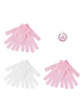 Brush Works exfoliating gloves 3 pack, UK version