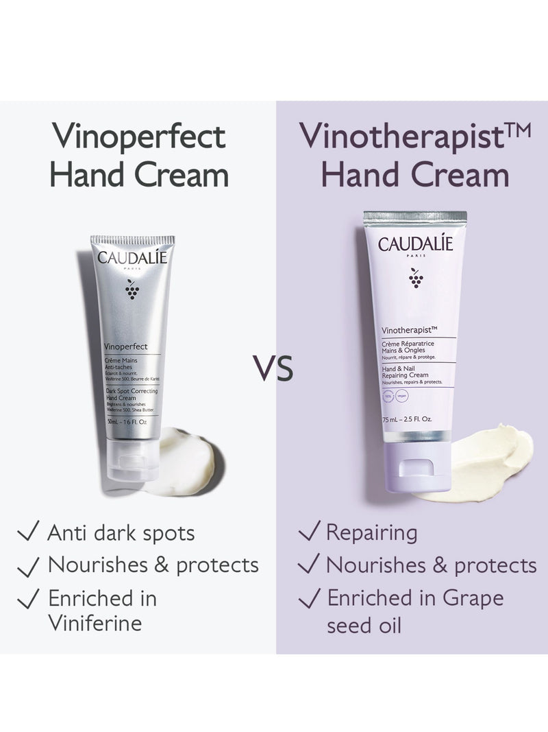 Caudalie Vinotherapist hand and nail cream 75 mL - British product